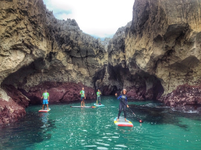  Sup-Ausflug zwischen den Felsen 